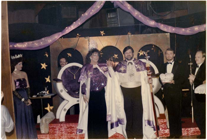 Image of Investiture ceremony for the Imperial Sovereign Court of Seattle, February 17, 1985
