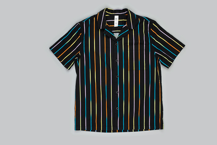 Image of Kids' rainbow camp shirt, from Nordstrom 