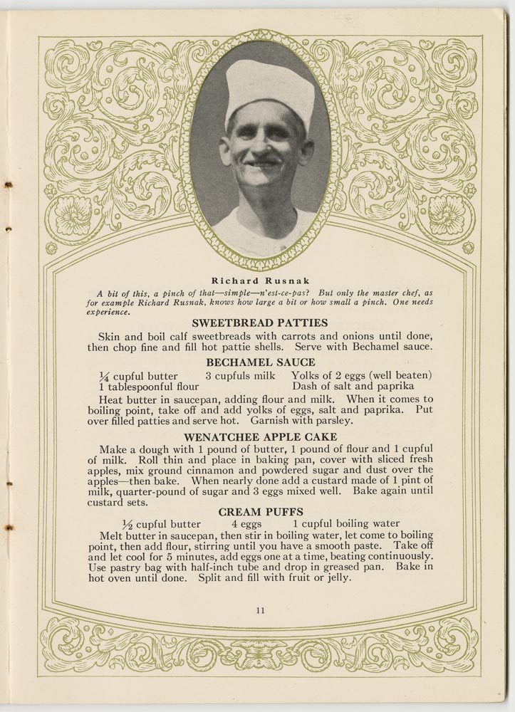 Image of Great Northern Secrets cookbook, circa 1925