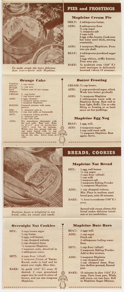 Image of 26 Ways to Keep Husbands Happy: Mapleine Dishes Men 