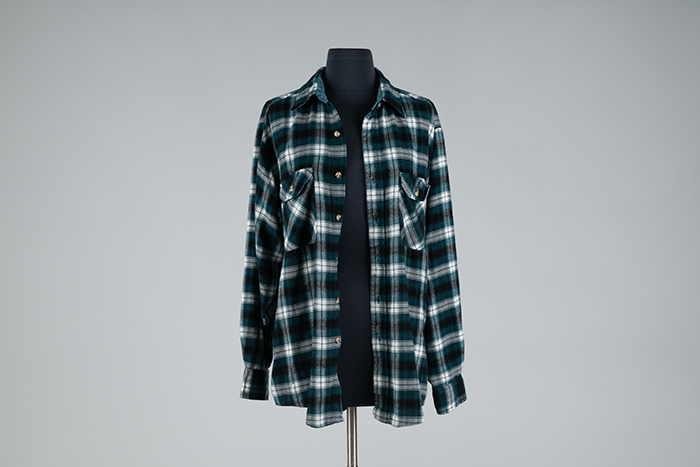 Image of Plaid flannel shirt, ca. 1990