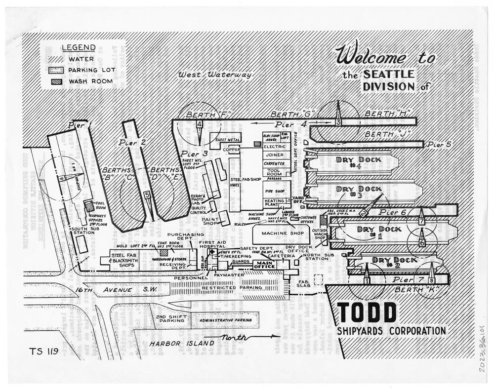 Image of Todd Shipyards Corporation, Seattle Division: History and Experience, September 1961