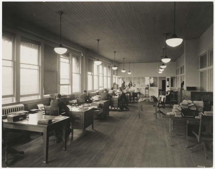 Image of General Office, Todd Dry Docks, Inc., Seattle, circa 1920