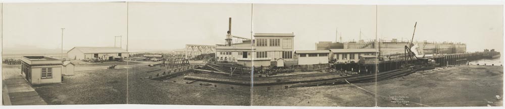 Image of Panorama of Yard, Todd Dry Docks, Inc. Seattle, circa 1920