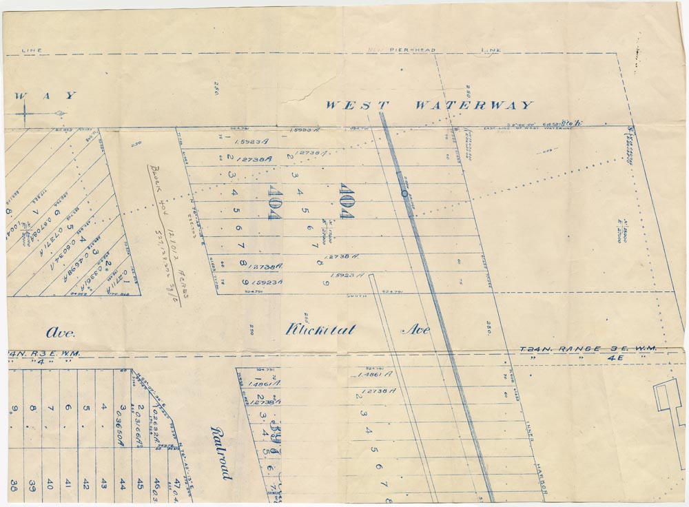 Image of Letter from Henry C. Ewing, President of Calhoun, Denny & Ewing, to C. W. Wiley at Seattle Construction and Dry Dock Co., about property purchases on Harbor Island, May 20, 1918