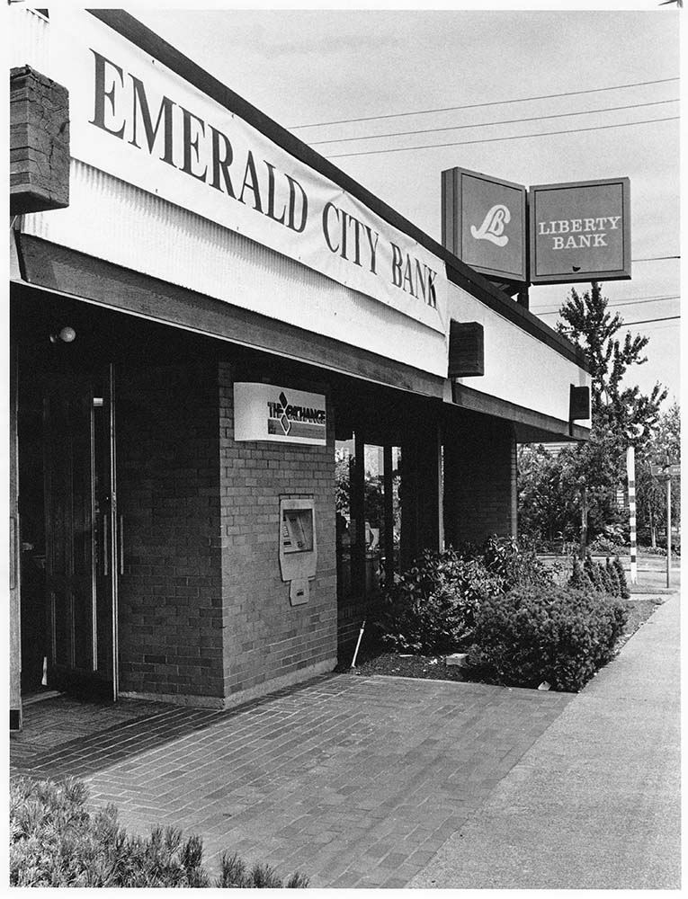 Emerald City Bank, formerly Liberty Bank, June 20, 1988 – Museum
