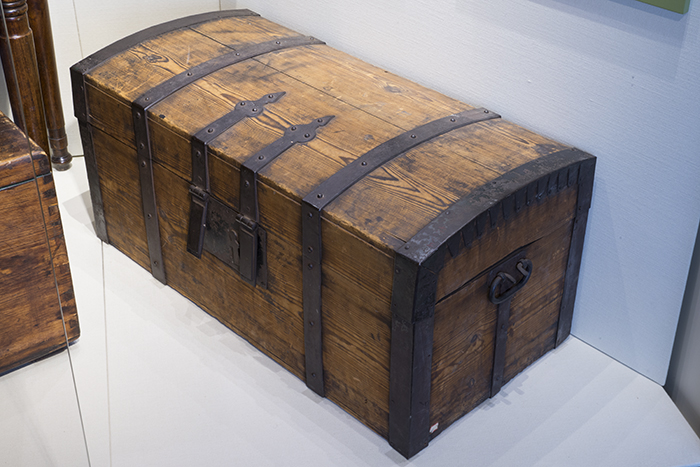 Image of Wooden trunk belonging to Henry Yesler, ca. 1855