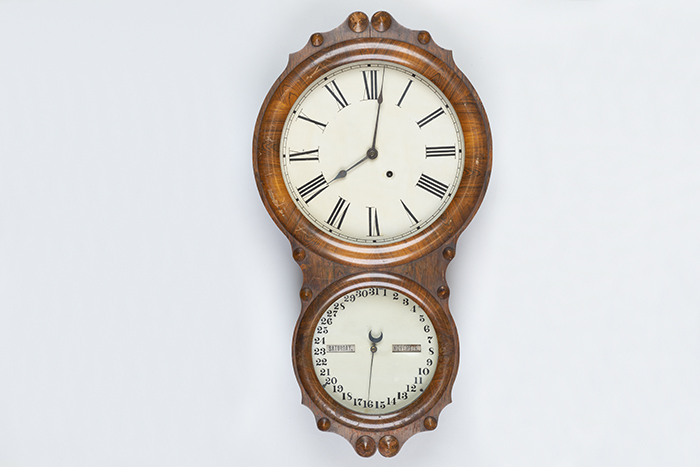Image of Kitchen clock from the home of Granville O. Haller, 1875