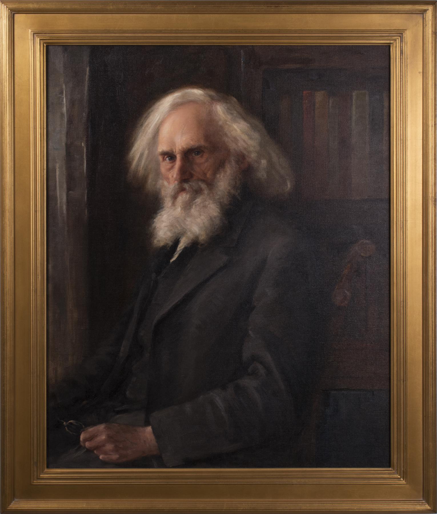 Image of Oil portrait of Ezra Meeker by Harriet Foster Beecher, 1914
