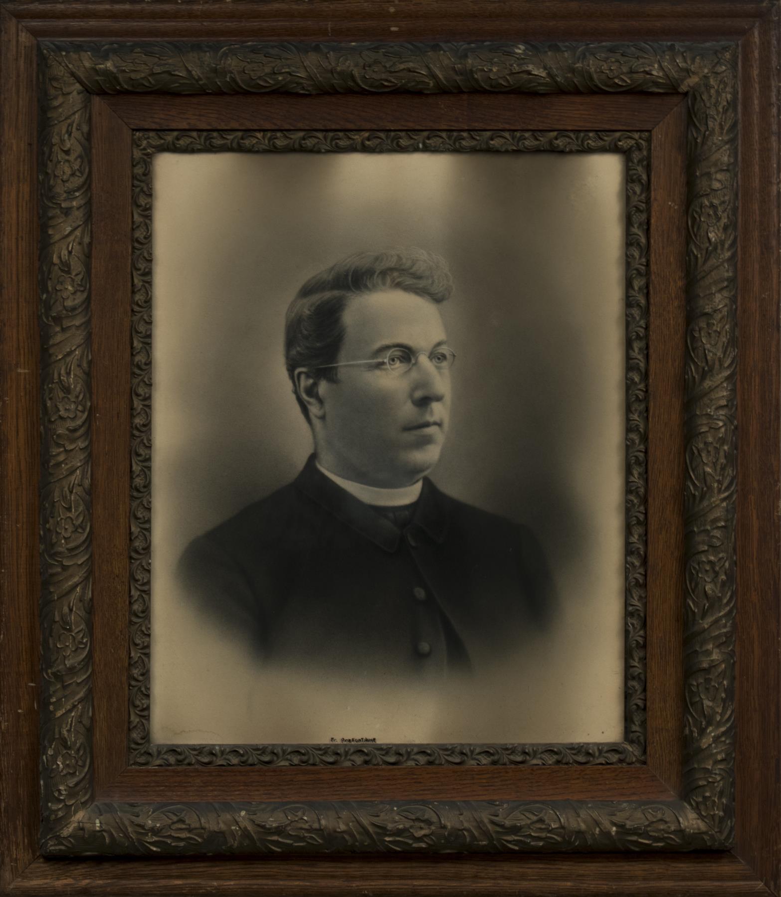 Image of Portrait of Monsignor Francis X Prefontaine, ca. 1868