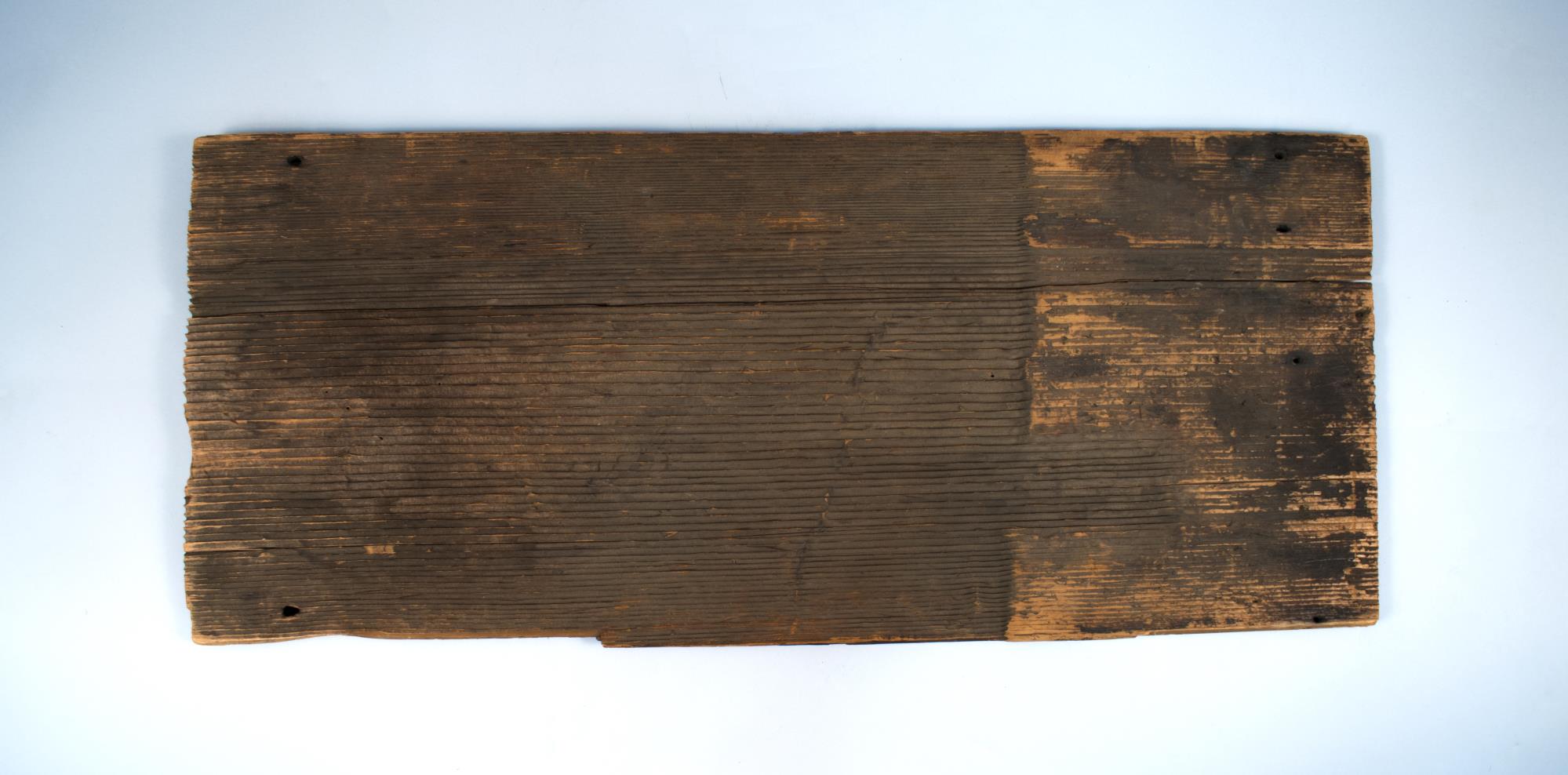 Image of Split cedar shingle and pieces of bark from the Denny House on Alki, 1851