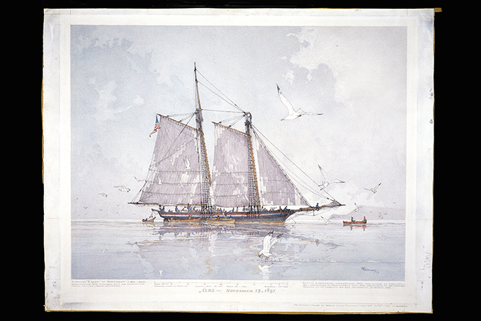 Image of Watercolor drawing, 