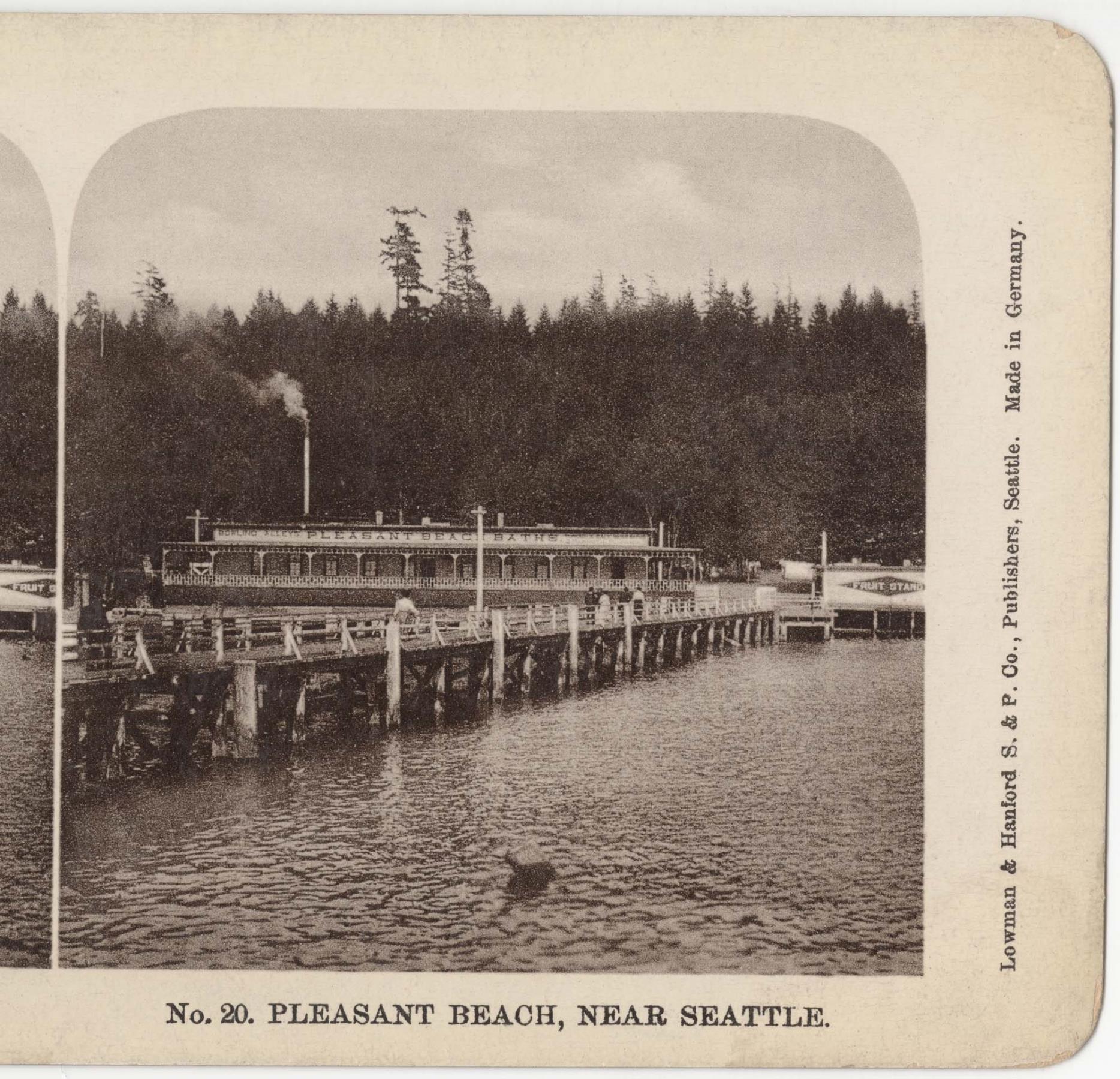 Image of Pleasant Beach, Bainbridge Island, circa 1900
