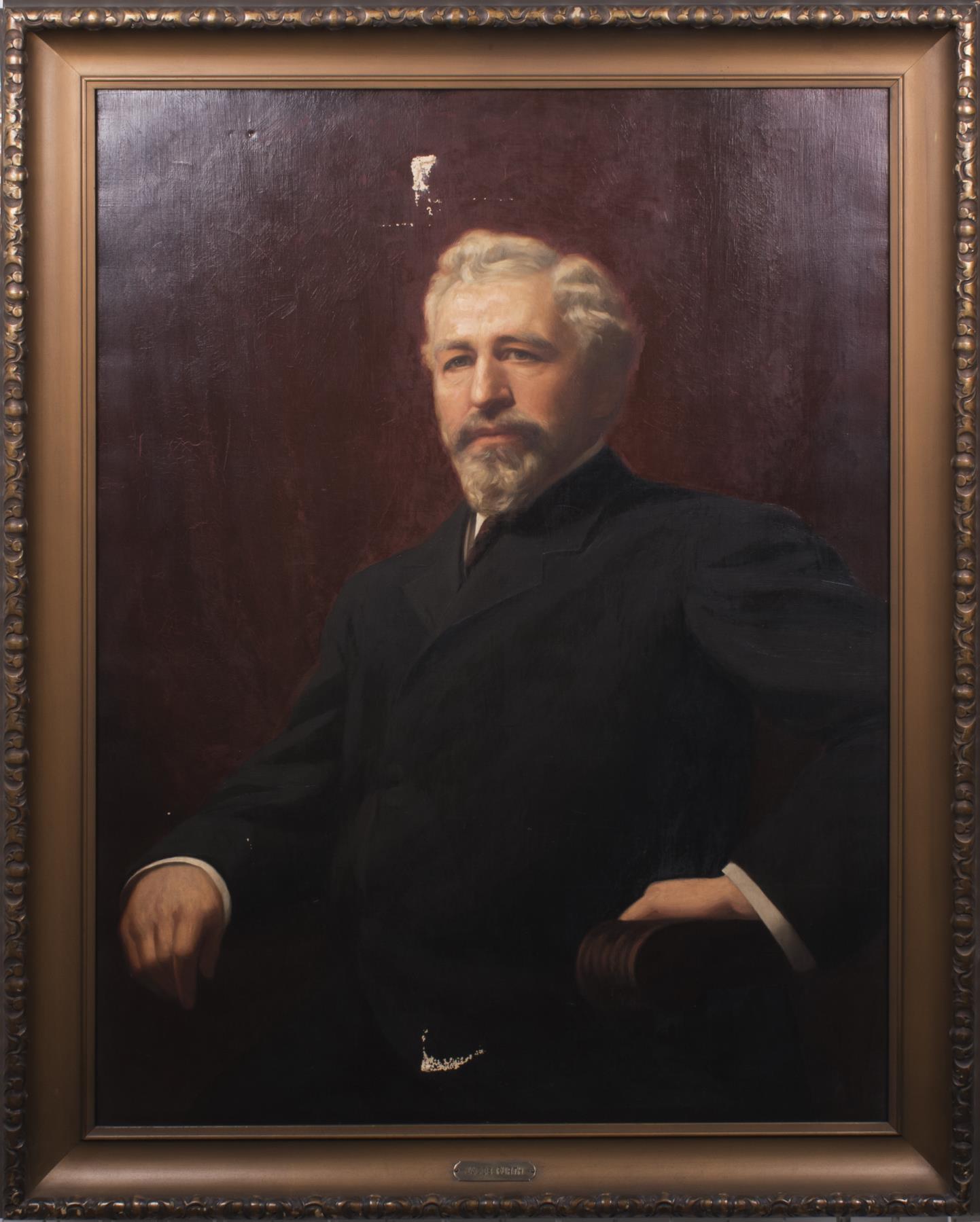 Image of Oil portrait of Jacob Furth by unknown artist, ca. 1900