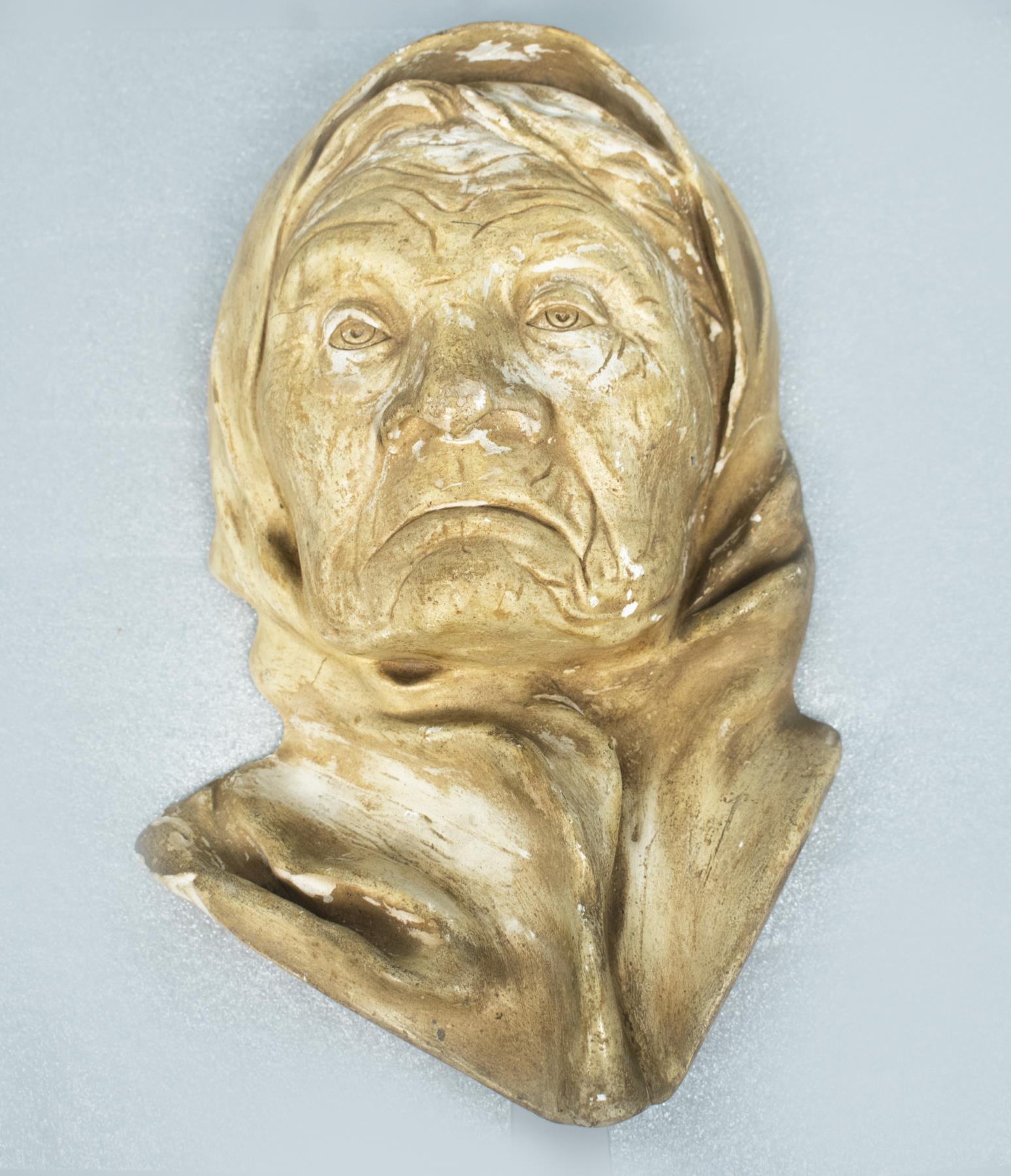 Image of Plaster plaque of the head of Kikisoblu (Princess Angeline) by James Wehn, ca. 1910-1920