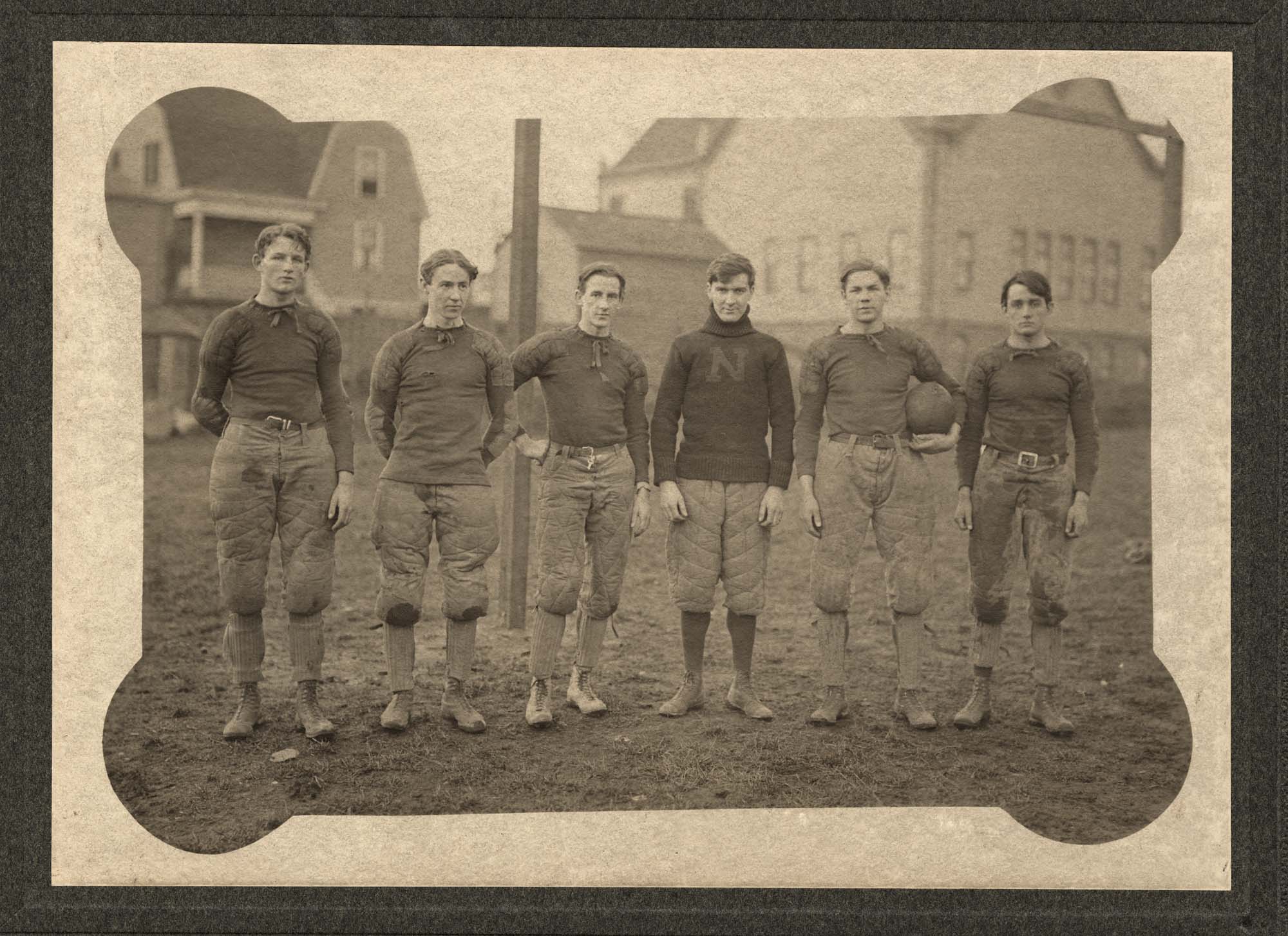 Image of Seattle High School football players, 1904