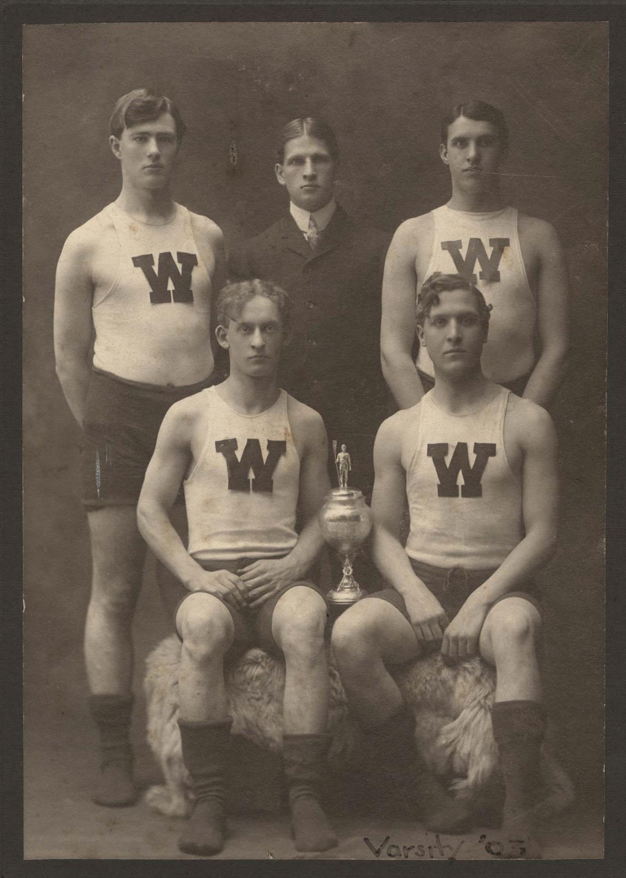 Image of University of Washington four-oared crew team, 1903