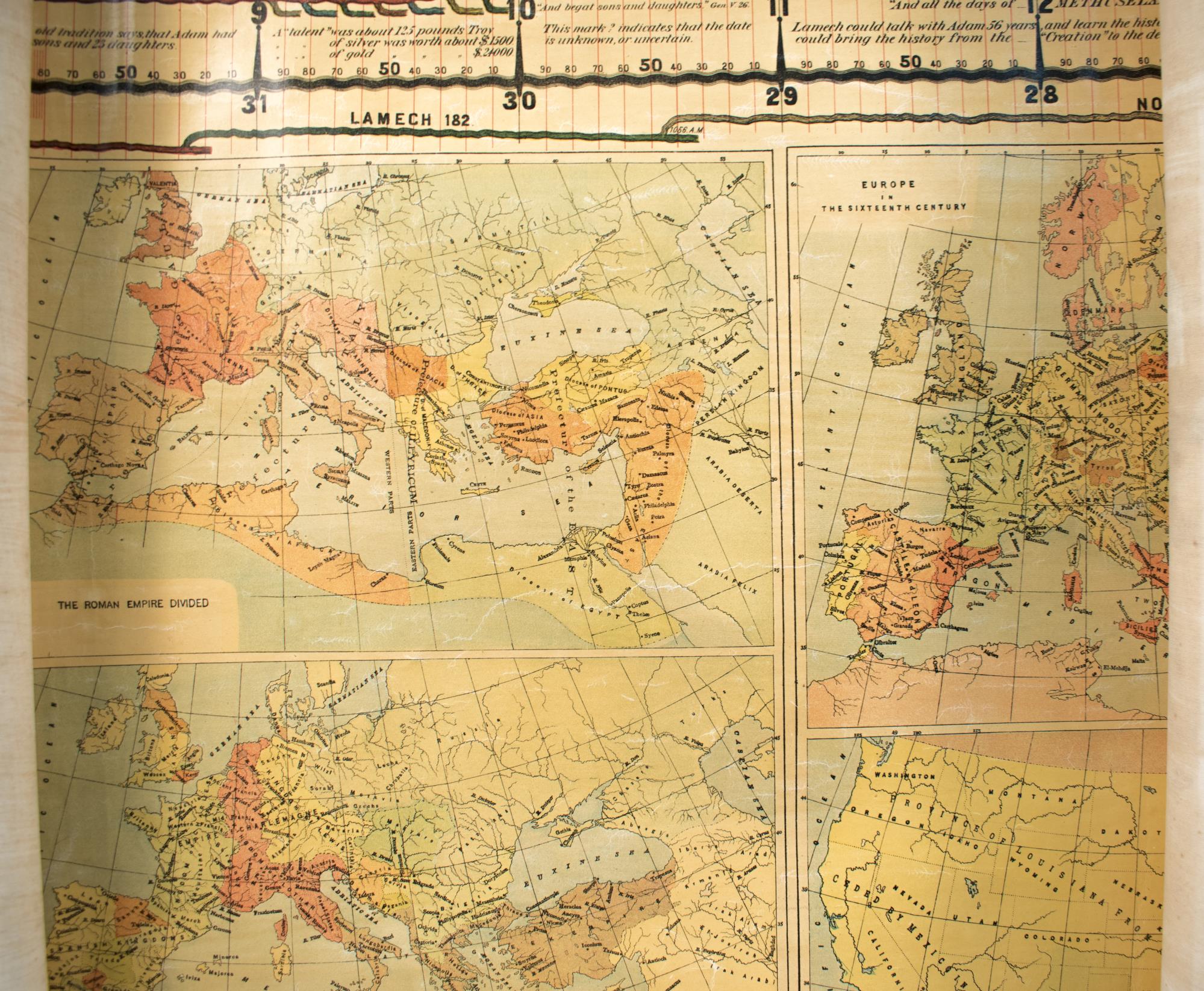 Image of Chronological Chart of Ancient, Modern, and Biblical History, 1883