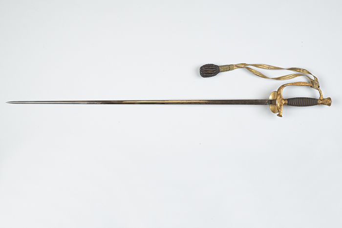 Image of Dress sword owned by Granville Owen Haller, 1860