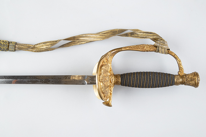 Image of Dress sword owned by Granville Owen Haller, 1860