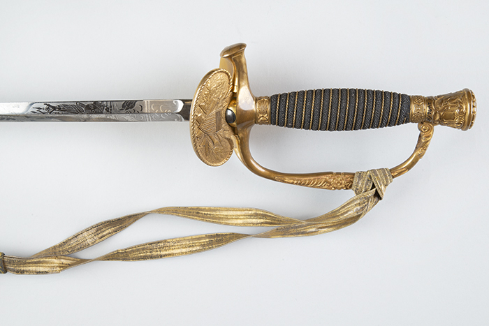 Image of Dress sword owned by Granville Owen Haller, 1860