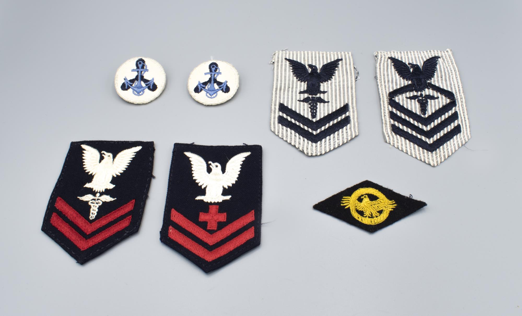 Image of WAVES shoulder rank patches, ca. 1943