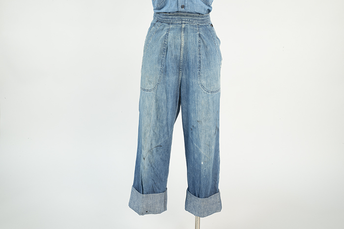 Image of WAVE work jeans, 1943-1946