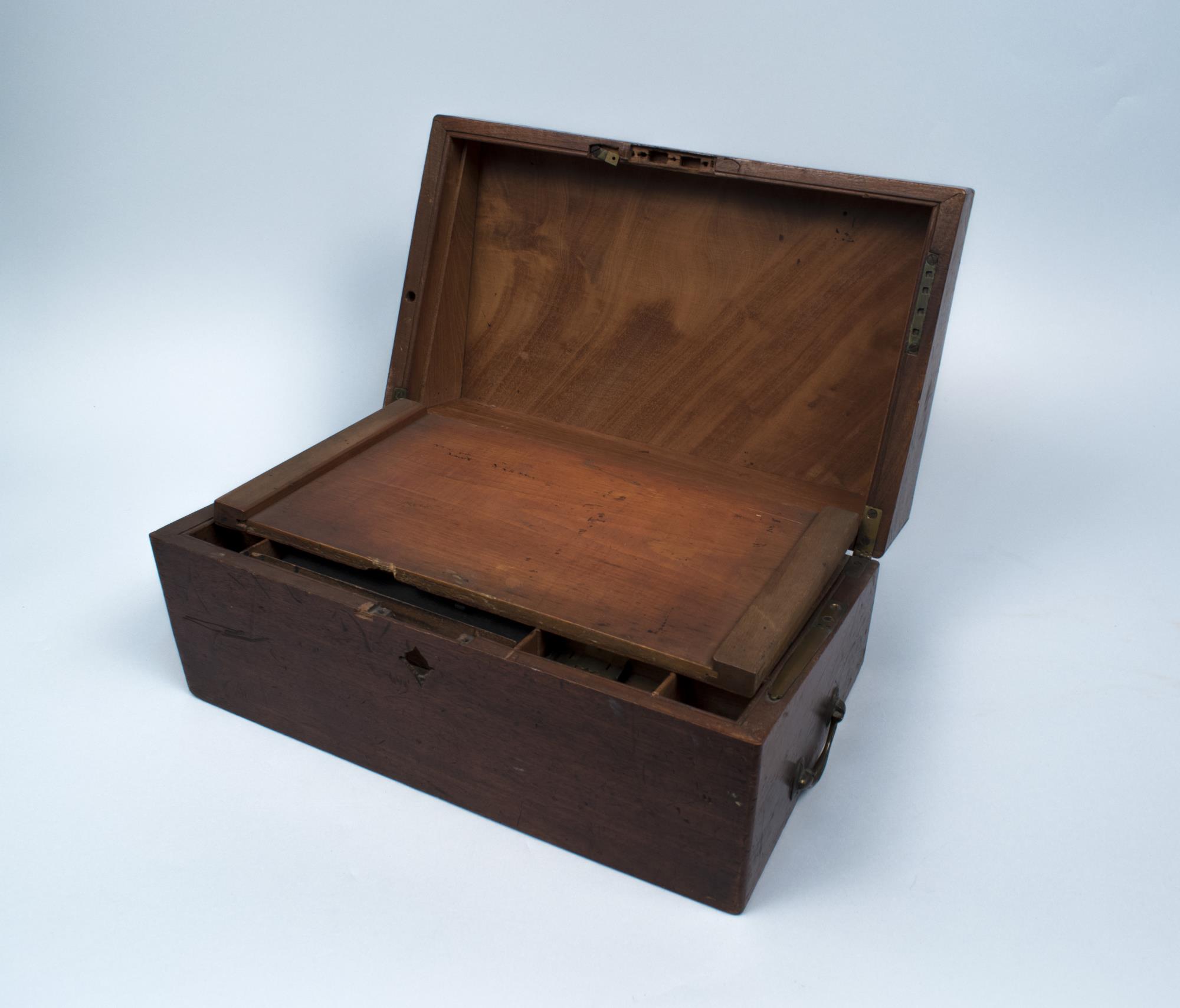 Image of Small writing box or desk, 1840-1860