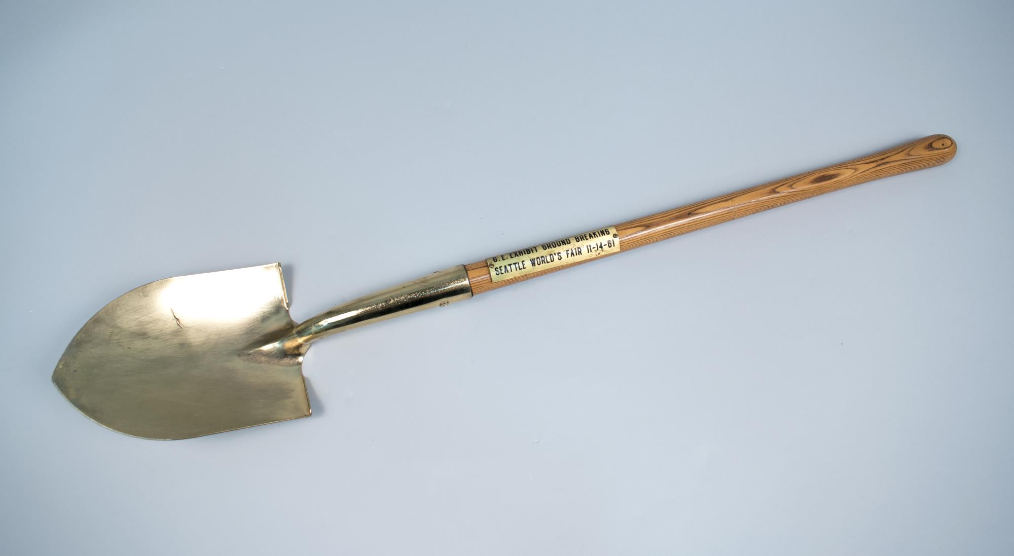 Image of Groundbreaking shovel from the Century 21 Seattle World's Fair, 1961