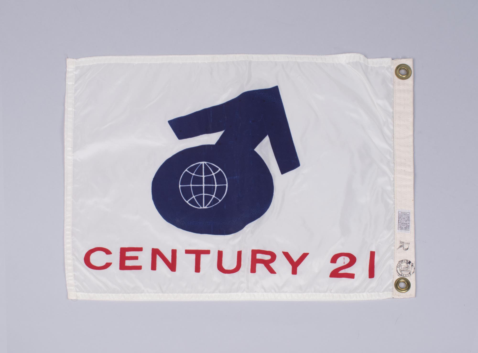 Image of Pair of Century 21 flags from the Seattle World's Fair, ca. 1962