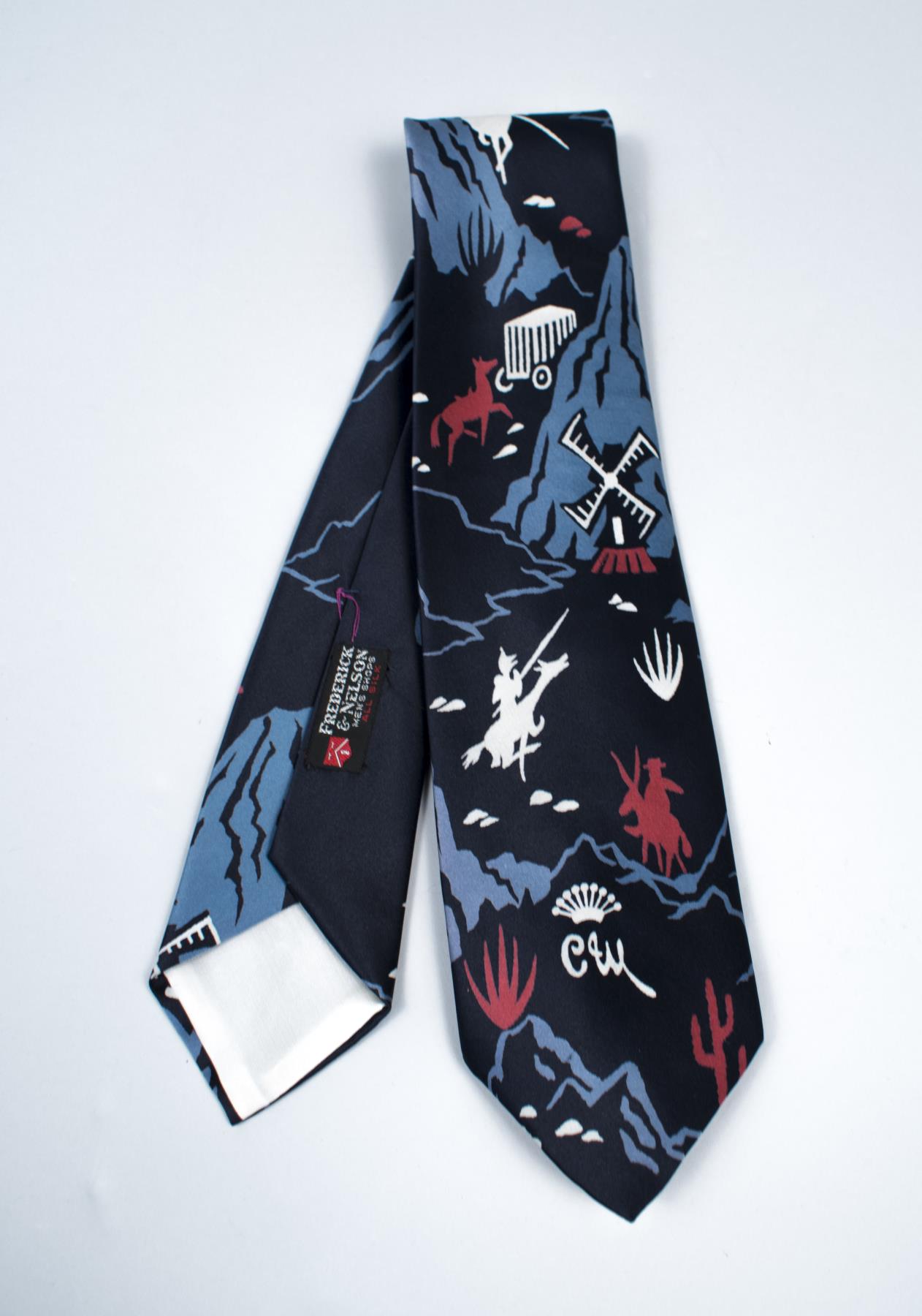 Image of Silk necktie, ca. 1950s-1960s