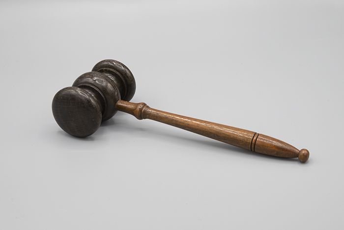 Image of Gavel made from wood from the steamer ship Beaver, ca. 1890