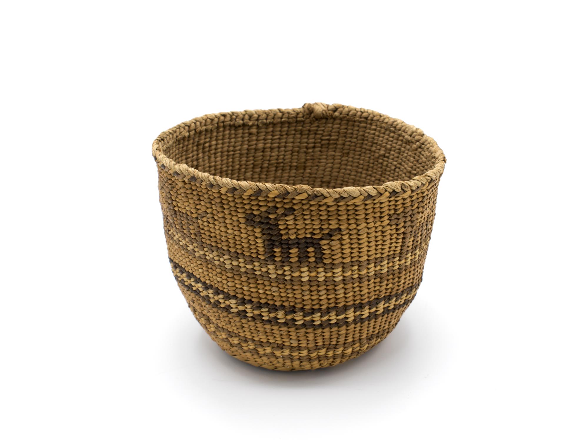Image of Coast Salish twined basket, ca. 1900-1940