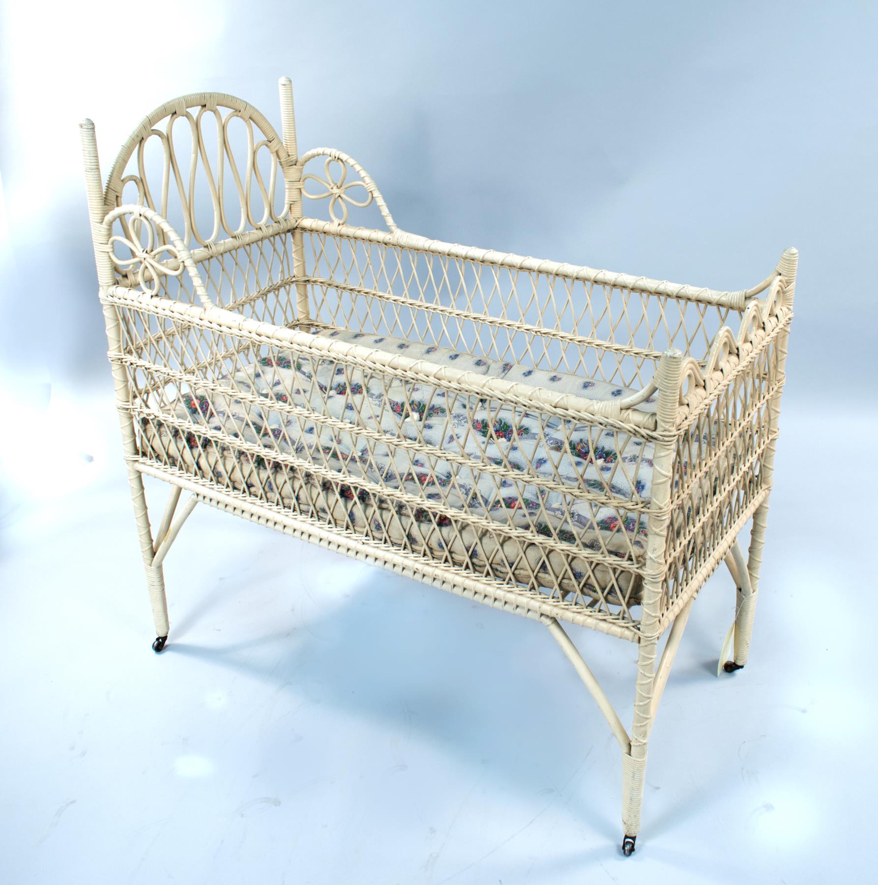Image of Wicker crib, 1916
