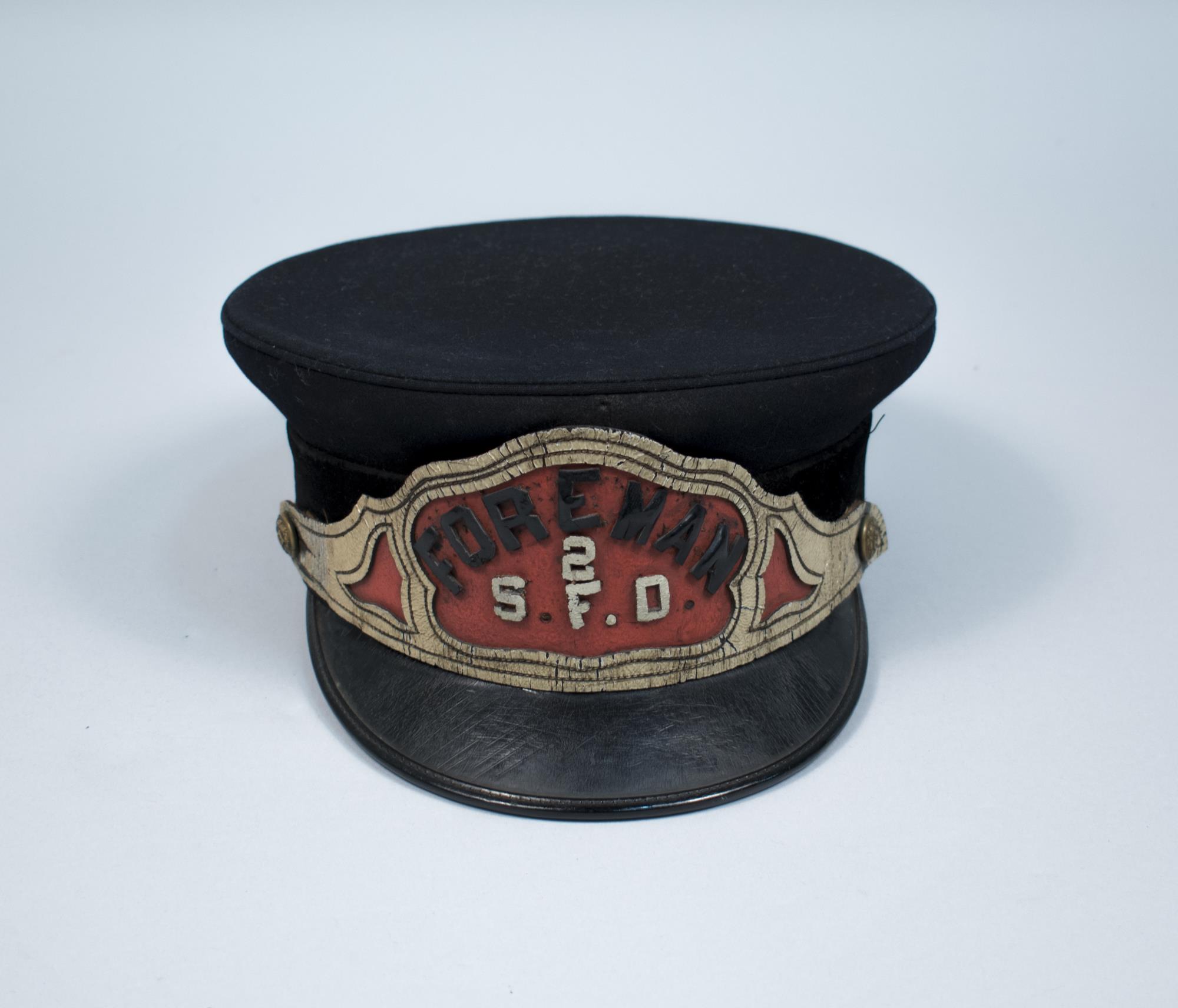 Image of Fireman's hat, ca. 1880s