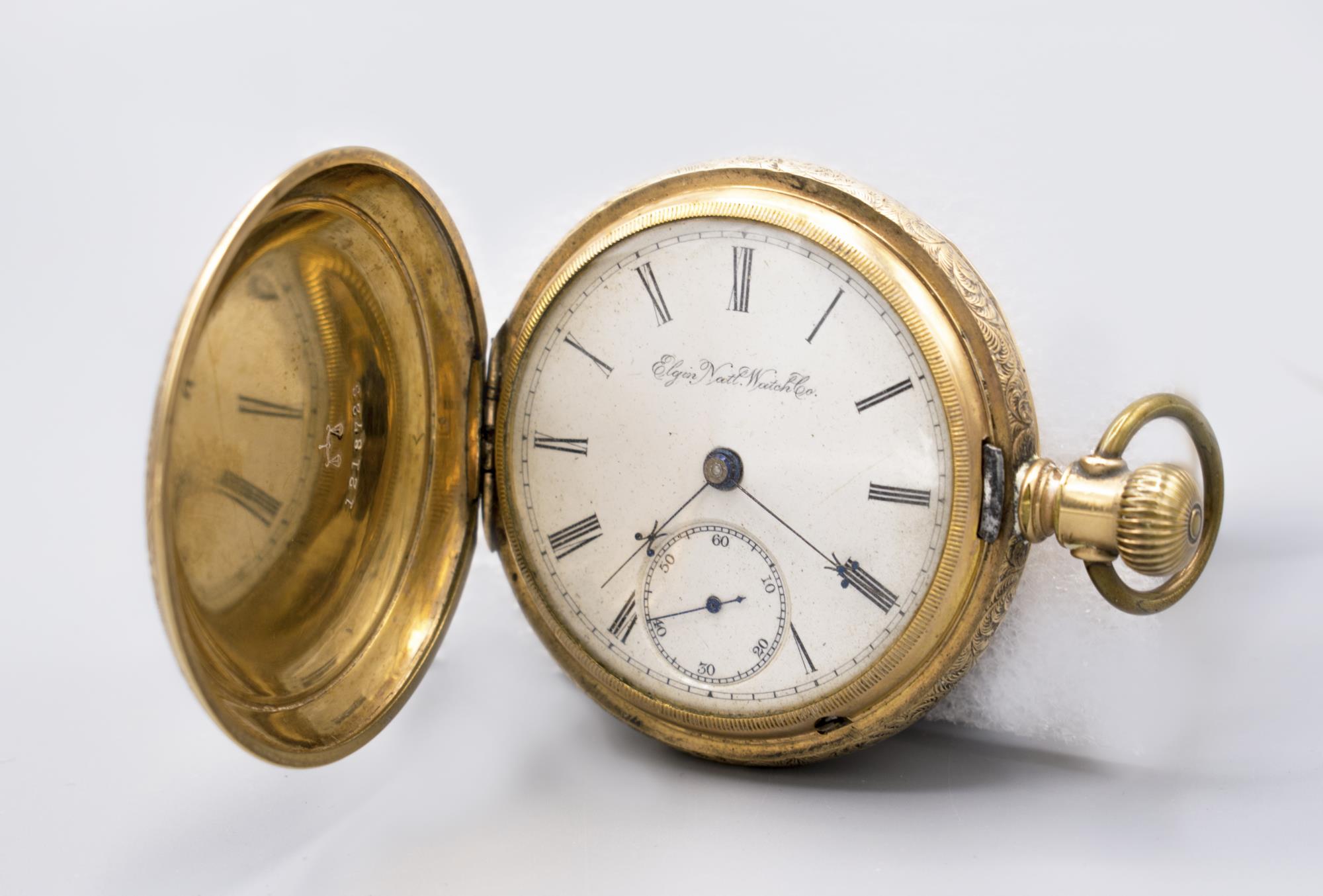 Image of Elgin pocket watch, ca. mid-late 1800s