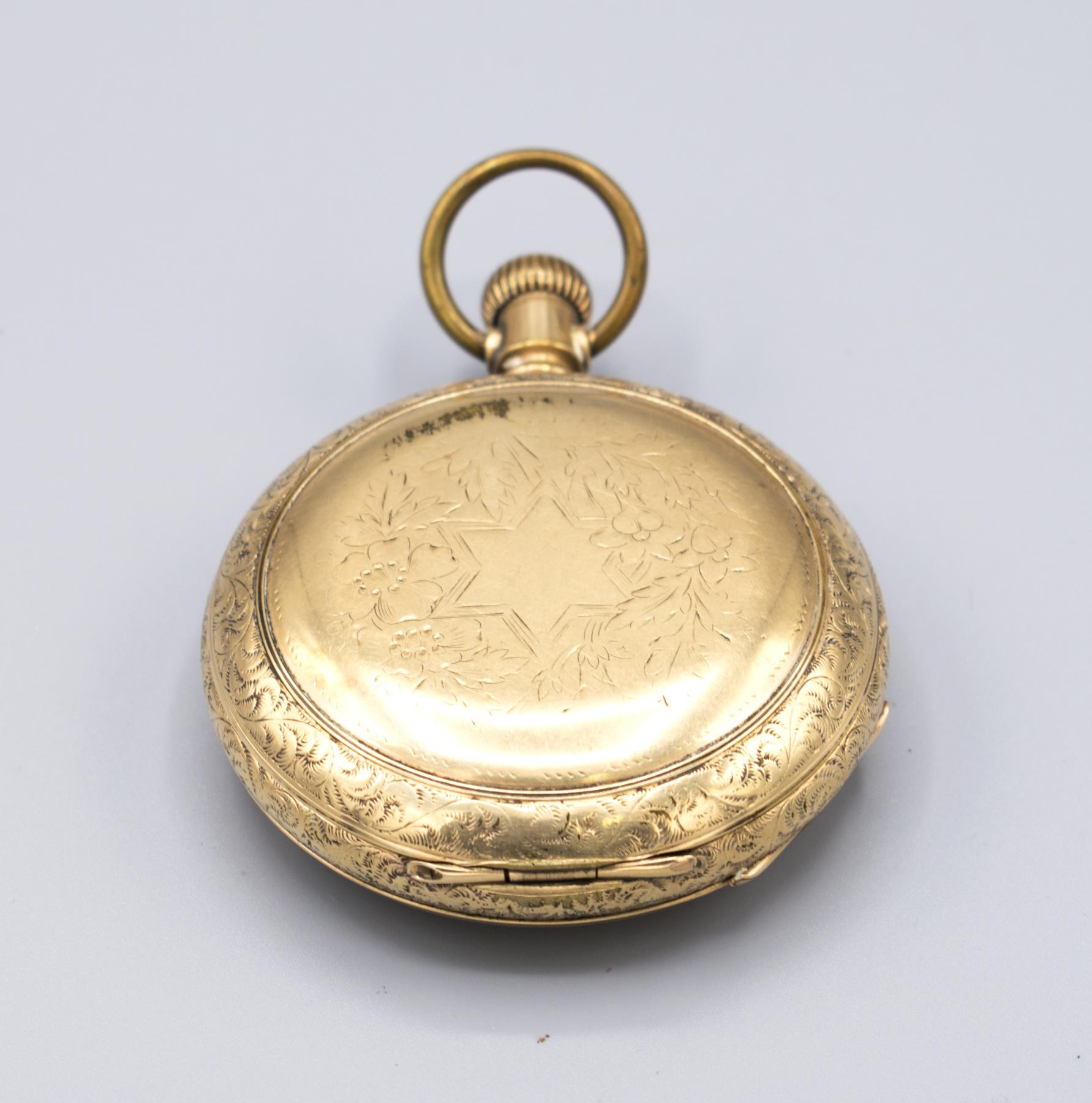Image of Elgin pocket watch, ca. mid-late 1800s