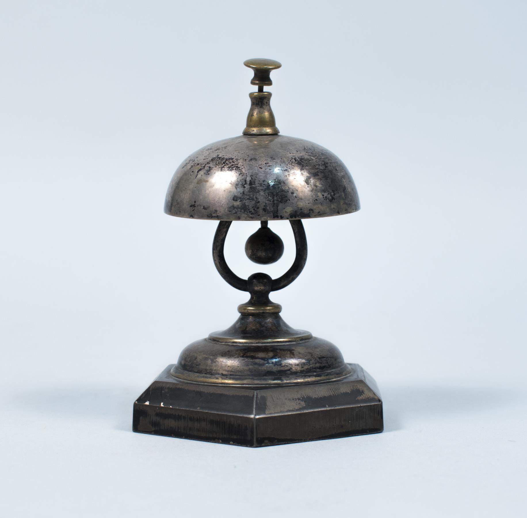 Image of Bell on stand, ca. 1870