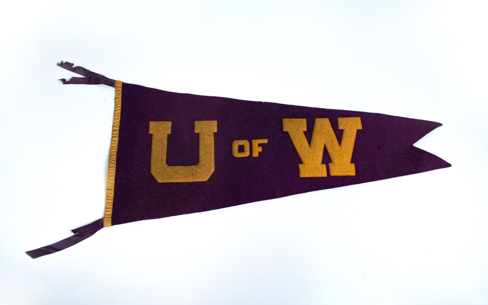 Image of University of Washington pennant, ca. 1902
