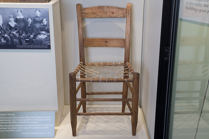 Image of Side chair made by Henry Van Asselt, ca. 1860