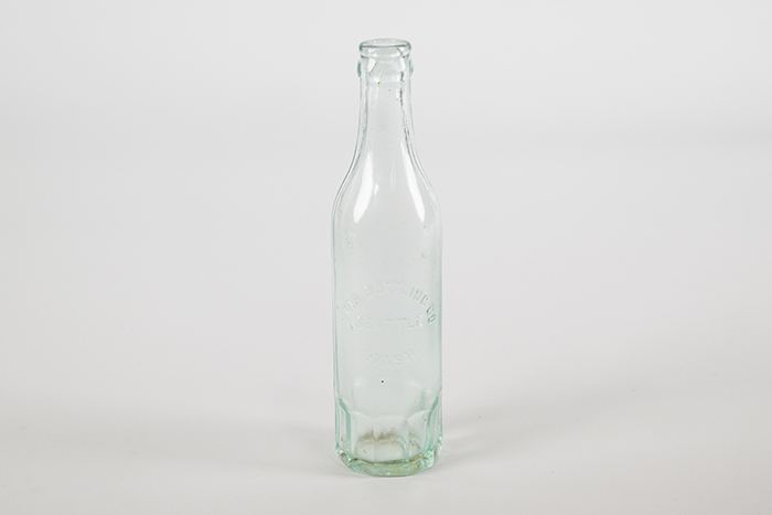 Image of Glass pop bottle, 