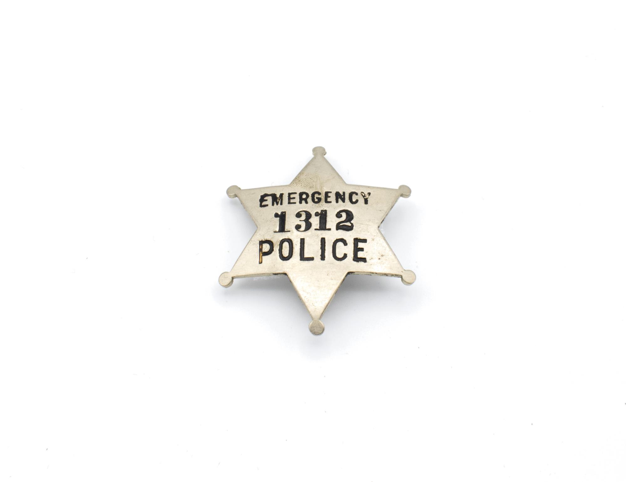 Image of Emergency Police badge, ca. 1919