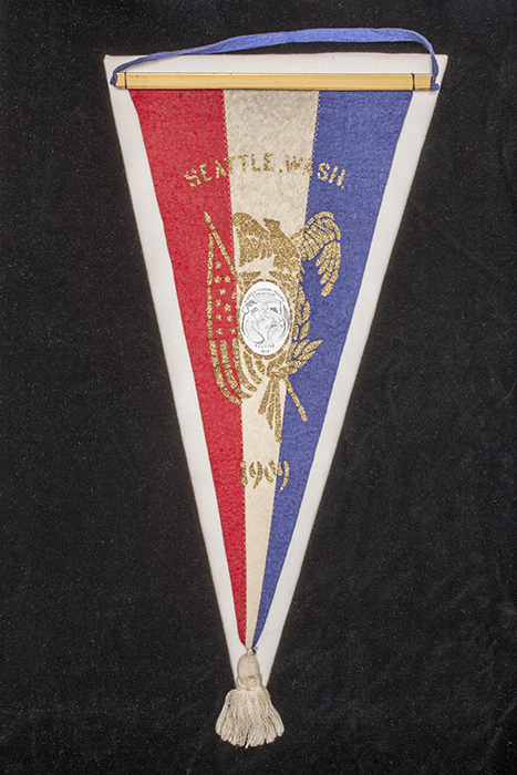 Image of Pennant from the Alaska-Yukon-Pacific Exposition (AYPE), 1909