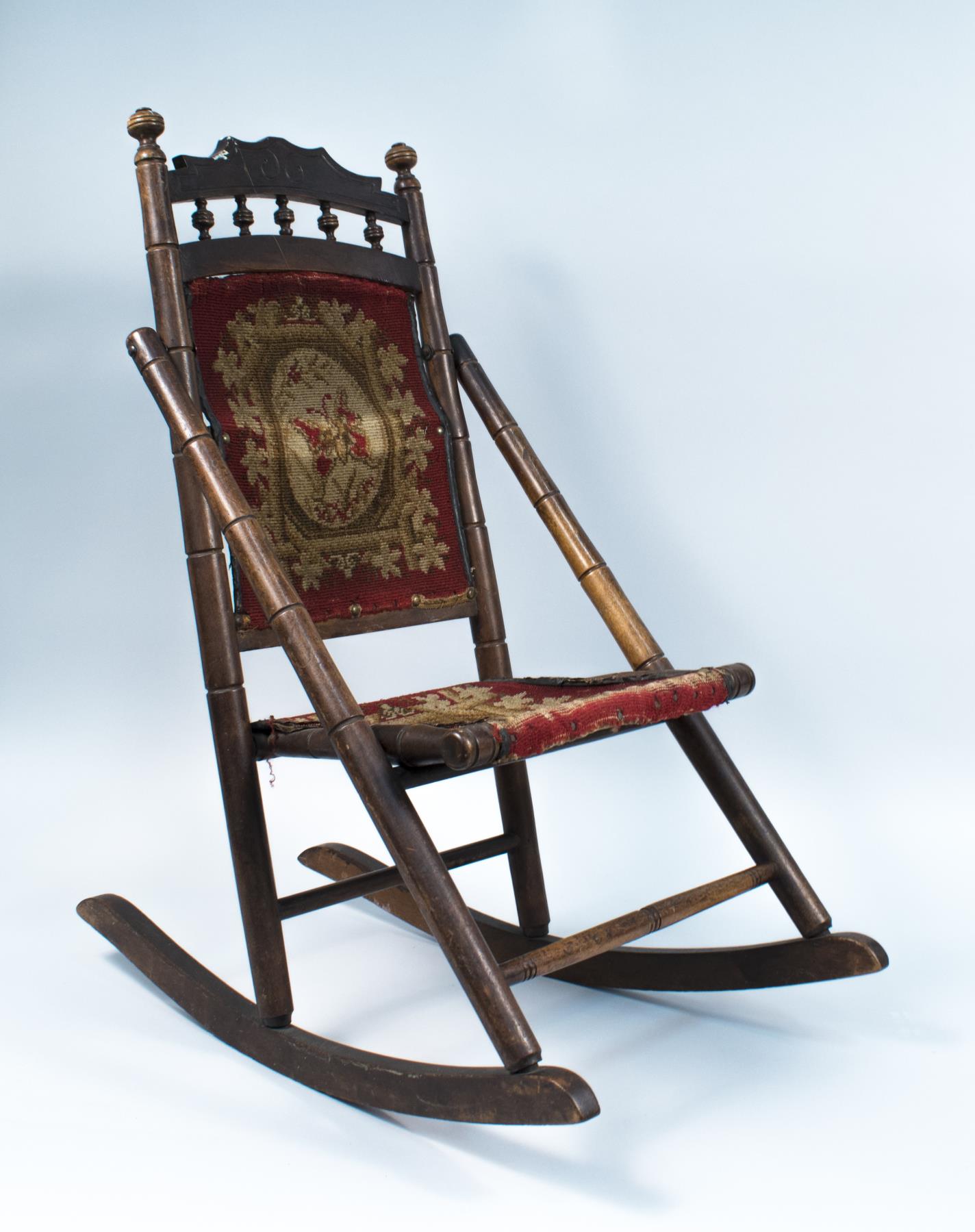 Image of Child's rocking chair, 1870-1890