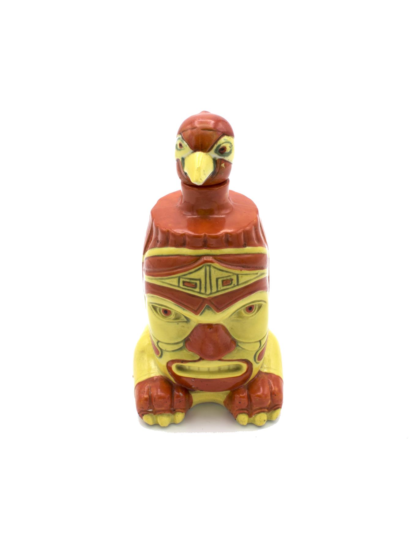 Image of Painted ceramic Potlatch 
