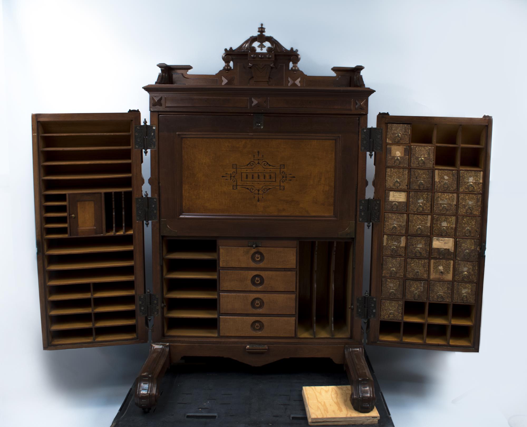 Image of Wooten patent secretary desk, owned by Territorial Governor Watson C. Squire, ca. 1876