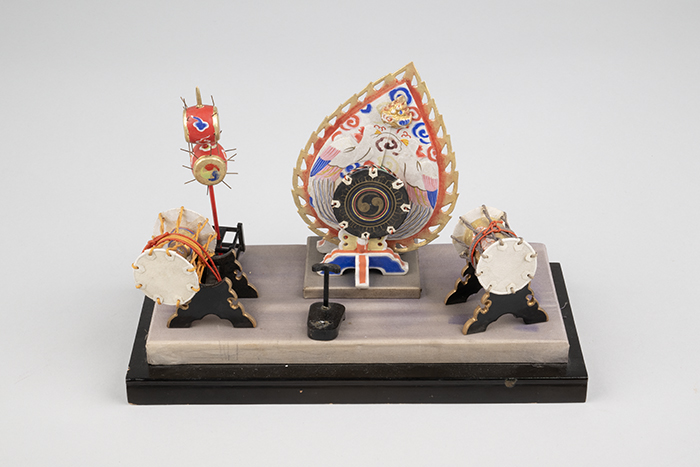 Image of Miniature set of drums from a Girls’ Day set, ca. 1930-1940