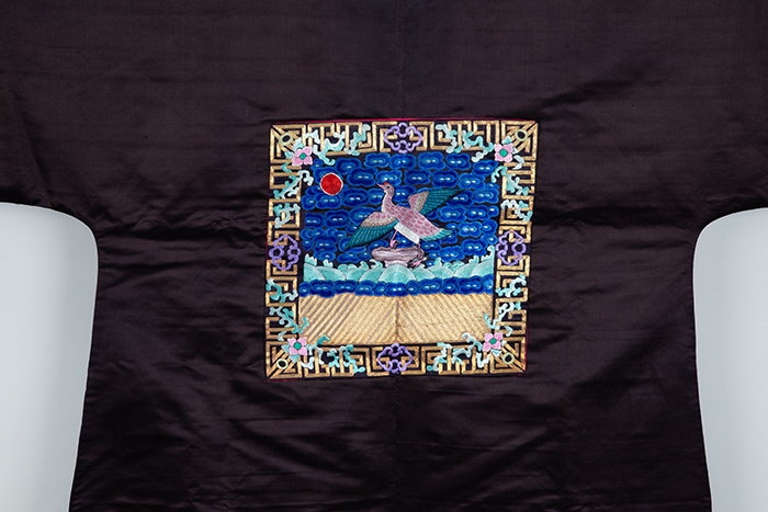 Image of Chinese man's robe which belonged to Goon Dip, ca. 1890-1910