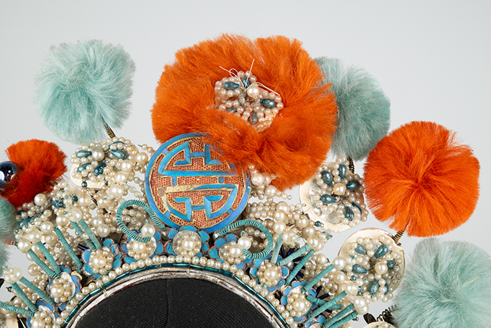 Image of Chinese headdress worn by Lillian Goon Dip, ca. 1900-1920