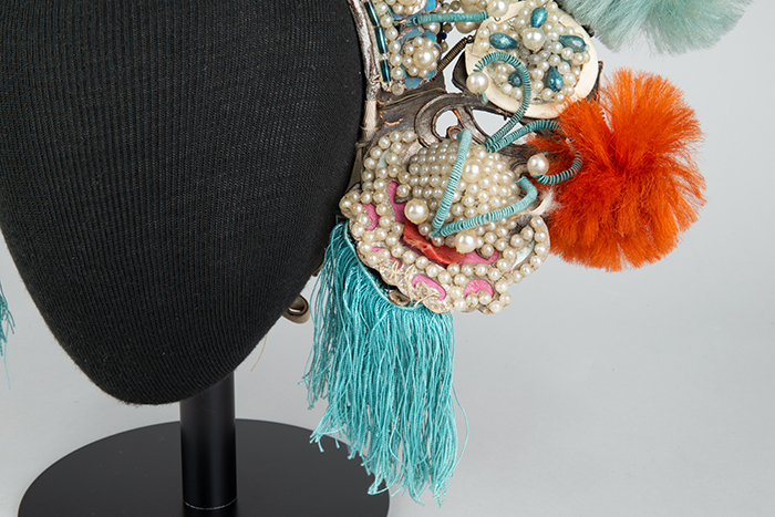 Image of Chinese headdress worn by Lillian Goon Dip, ca. 1900-1920